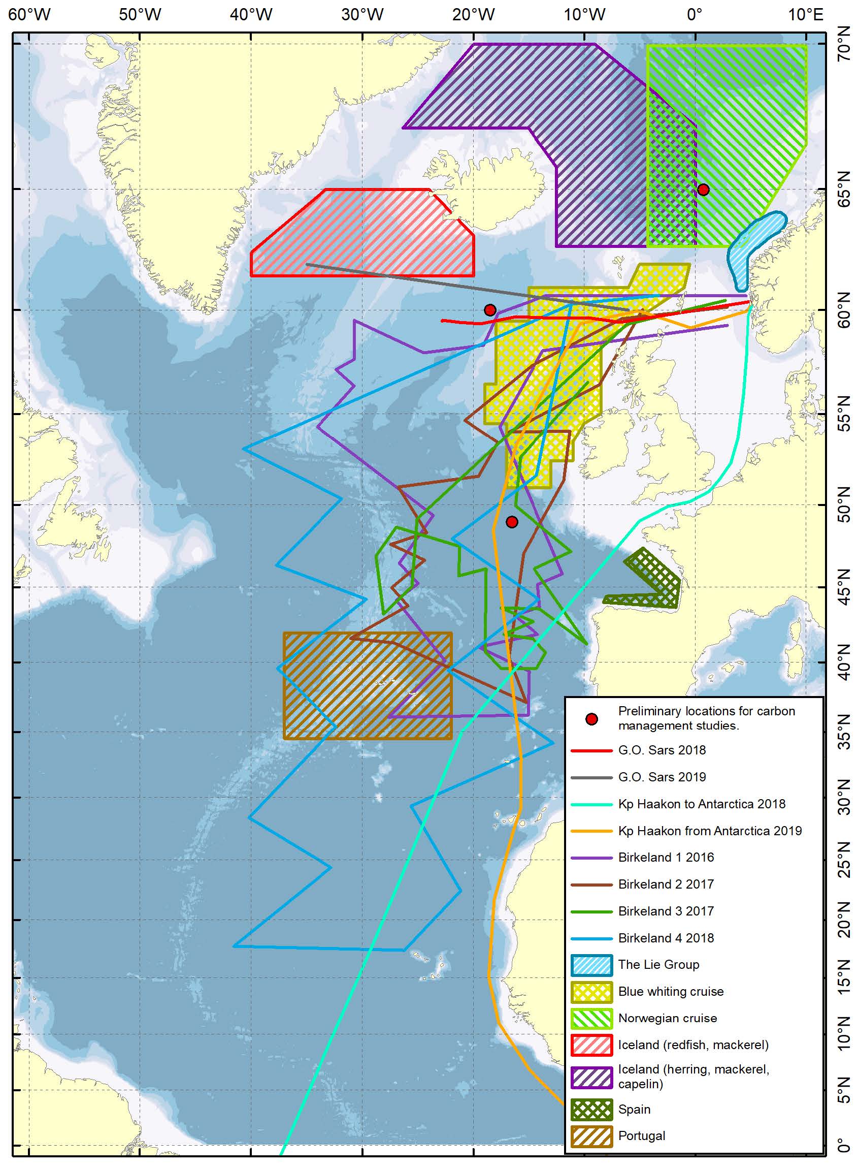 MEESO field campaign. Scientific and experimental fisheries cruises.